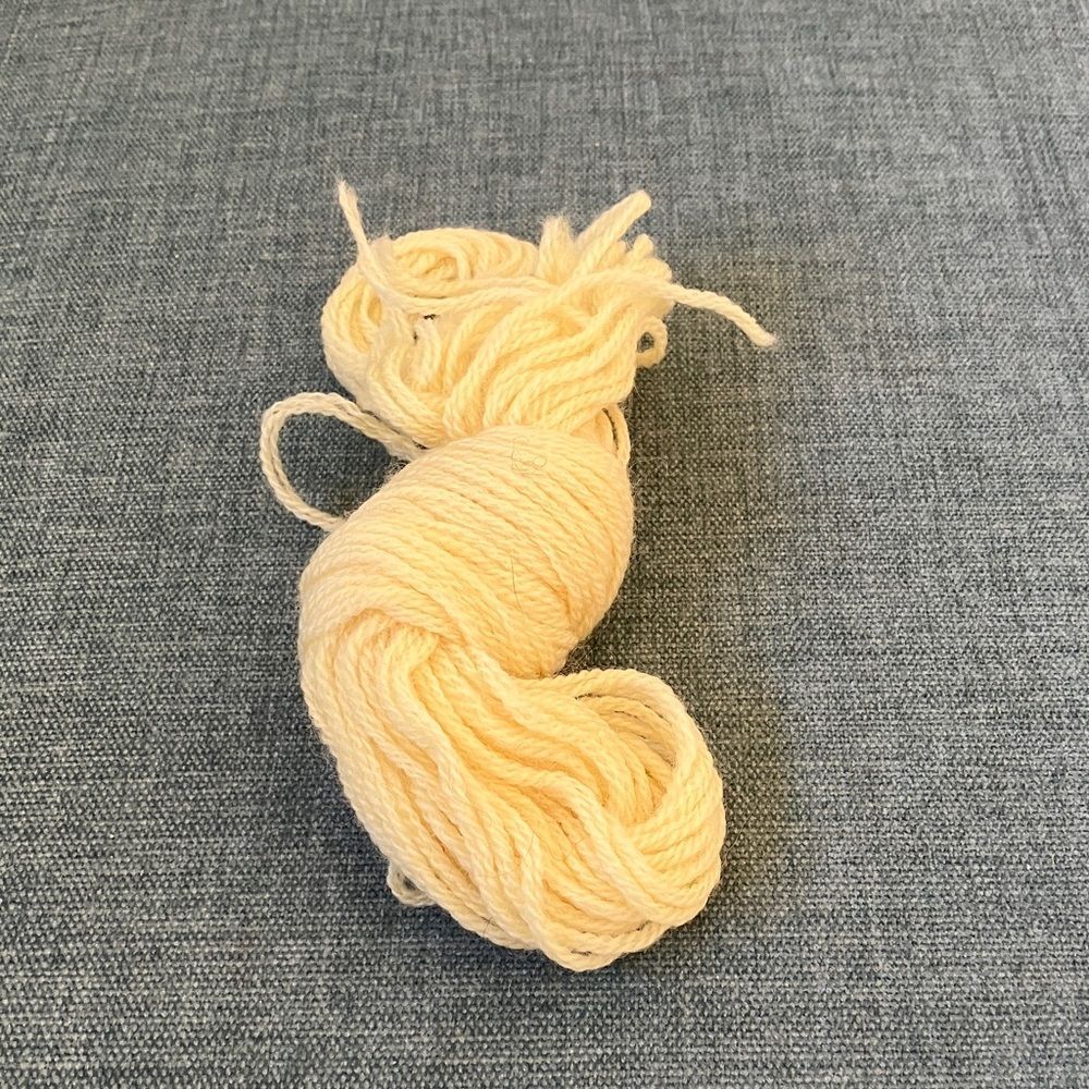 Yellow Needlepoint Thread Yarn